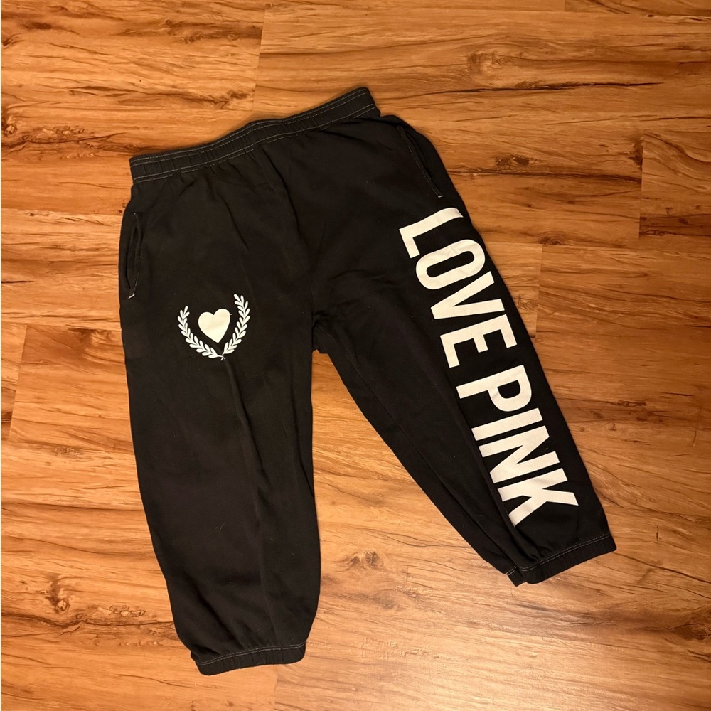 PINK Victoria's Secret Women’s Black Joggers